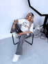 OVERSIZE T-krekls "THE BEST" - BALTS